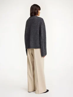 Fashion By Malene Birger Cierra sweater GreyMelange