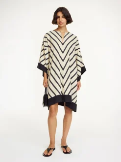 Clearance By Malene Birger Cime midikjole DiagonalStripe