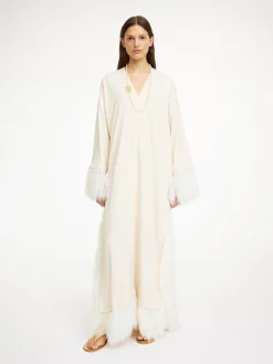 Best By Malene Birger Clarrie maxikjole SoftWhite