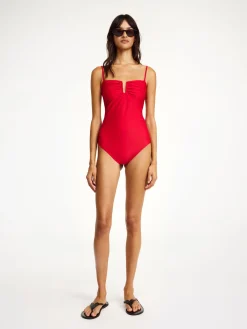 New By Malene Birger Cocesa badedragt DarkChilli
