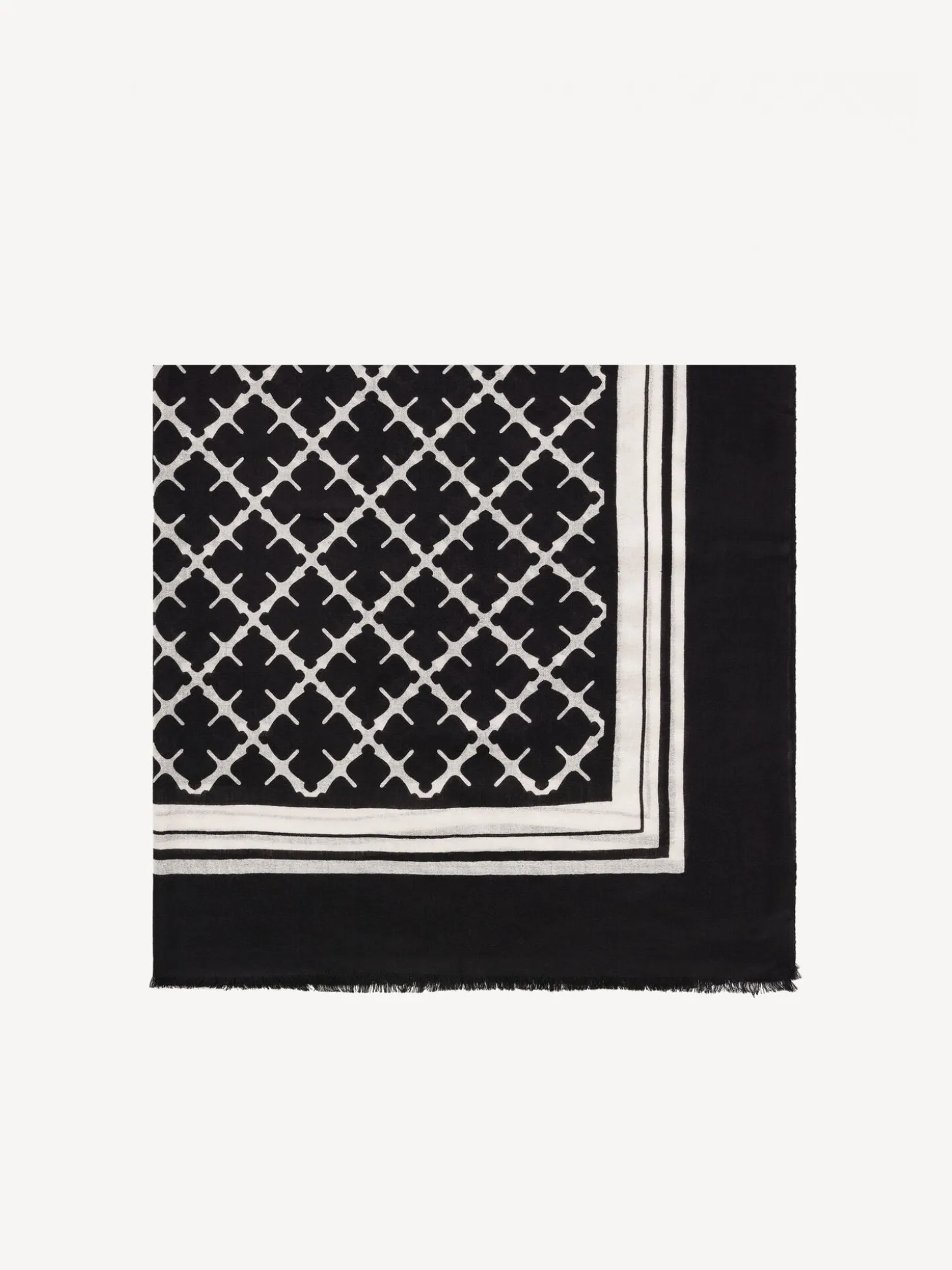 Clearance By Malene Birger Cornelis uldtørklæde Black