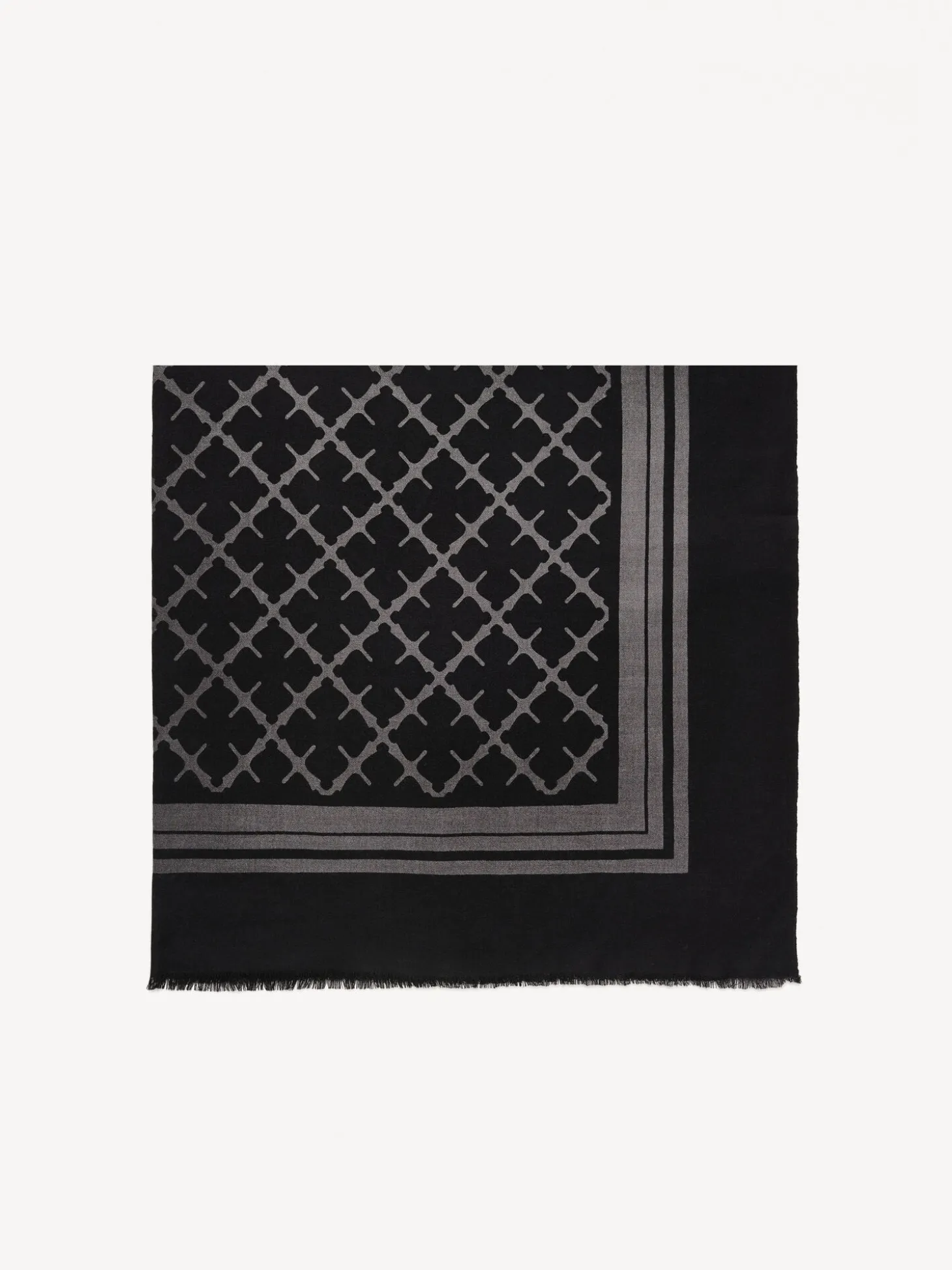 Hot By Malene Birger Cornelis uldtørklæde Charcoal