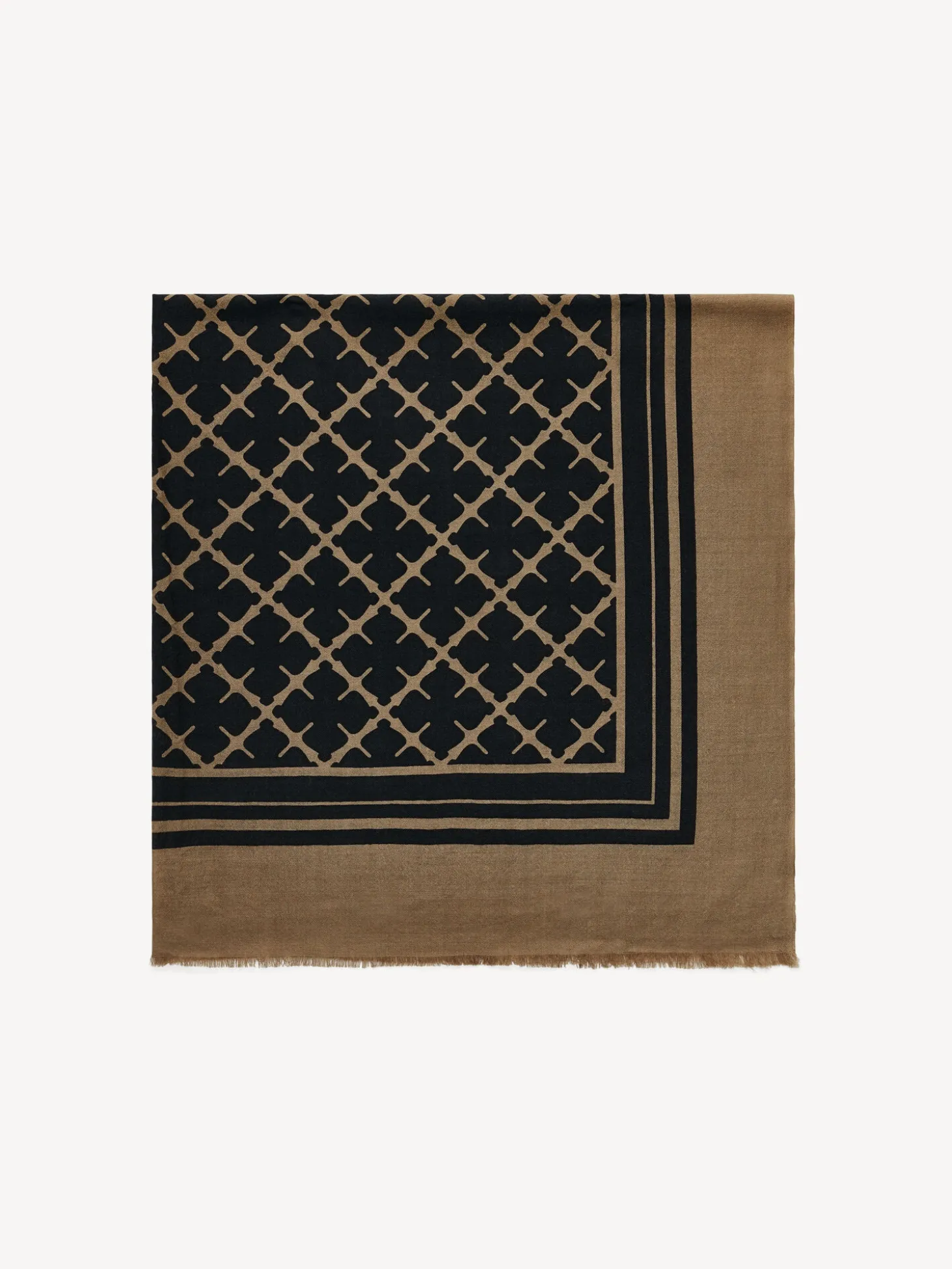 Sale By Malene Birger Cornelis uldtørklæde LightBrown