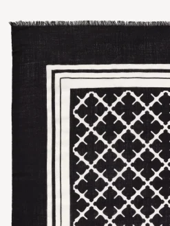 Clearance By Malene Birger Cornelis uldtørklæde Black