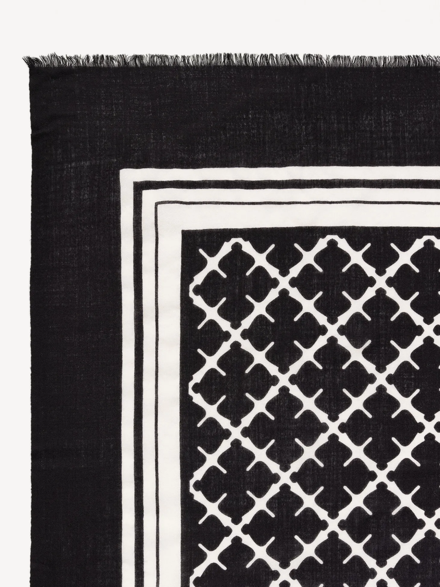 Clearance By Malene Birger Cornelis uldtørklæde Black