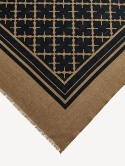 Sale By Malene Birger Cornelis uldtørklæde LightBrown