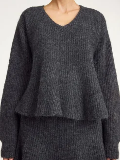 Sale By Malene Birger Cova sweater GreyMelange