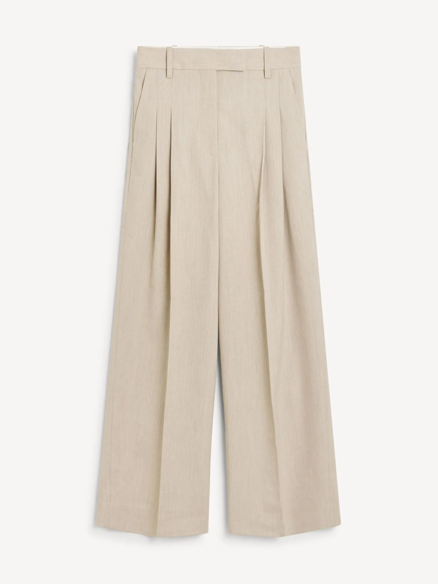 Online By Malene Birger Cymbaria højtaljede bukser BeigeMelange