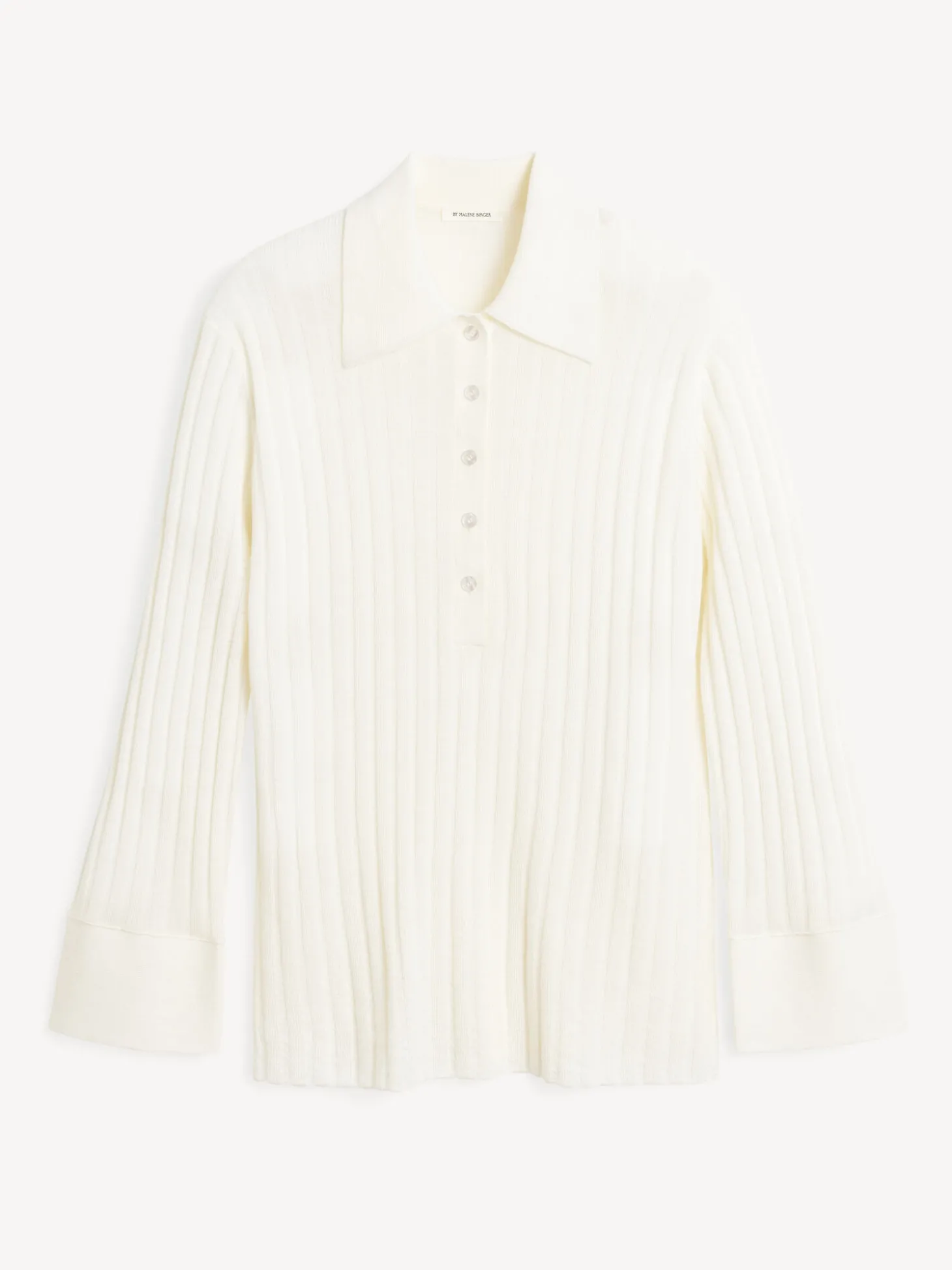 New By Malene Birger Delphine sweater i merinould SoftWhite
