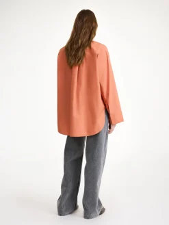 Hot By Malene Birger Derris skjorte DarkCherryPlum
