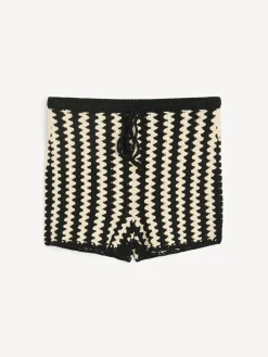 Outlet By Malene Birger Dor shorts CrochetBlack&White