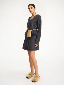 Sale By Malene Birger Dox mininederdel GreyMelange