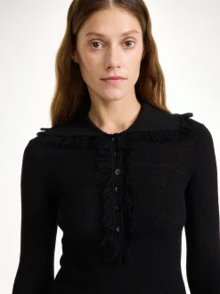 Discount By Malene Birger Dreele sweater i uldblanding Black