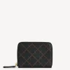 New By Malene Birger Elia m&oslash;ntpung med print DarkChokolate