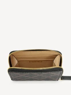 New By Malene Birger Elia m&oslash;ntpung med print DarkChokolate