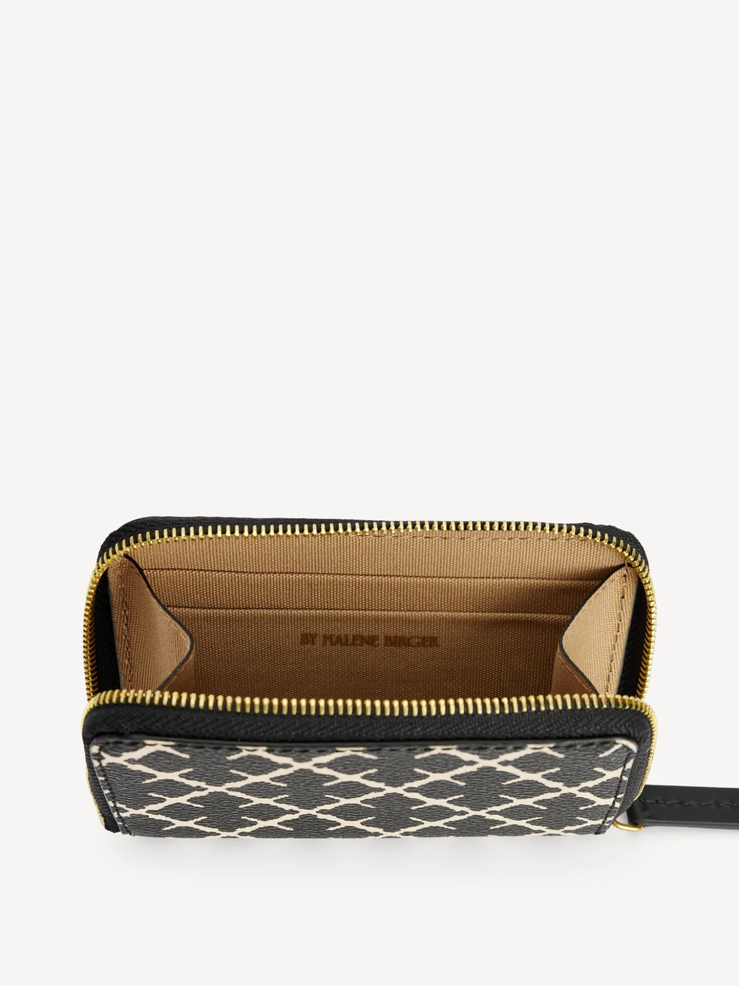 New By Malene Birger Elia møntpung med print Black