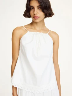 Fashion By Malene Birger Elle top SoftWhite