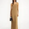 Fashion By Malene Birger Ellionore maxikjole LightBrown