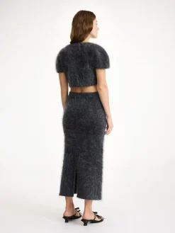 Fashion By Malene Birger Estille midinederdel Jetgrey