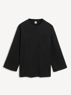 Outlet By Malene Birger Fayeh lang&aelig;rmet T-shirt Black