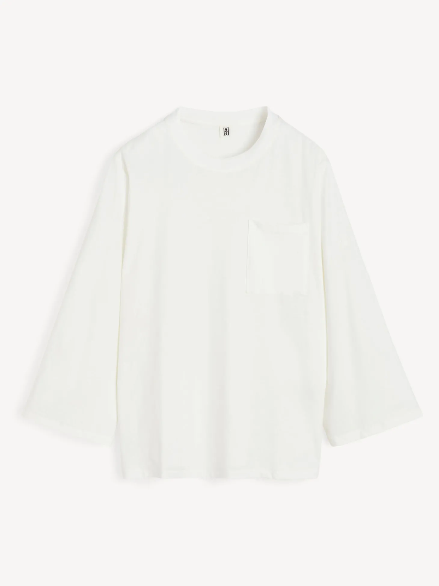 Clearance By Malene Birger Fayeh langærmet T-shirt SoftWhite