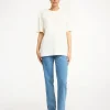 Discount By Malene Birger Fayeh T-shirt i bomuld SoftWhite