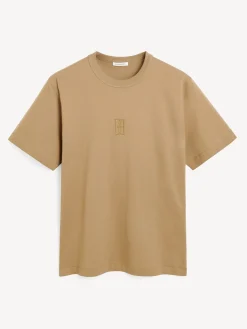 Outlet By Malene Birger Fayeh T-shirt i bomuld LightBrown