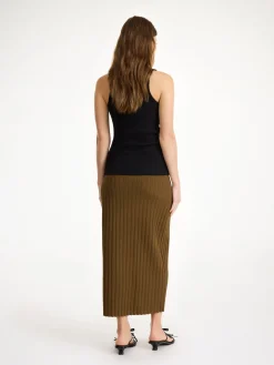 Discount By Malene Birger Fiemme midinederdel Shitake