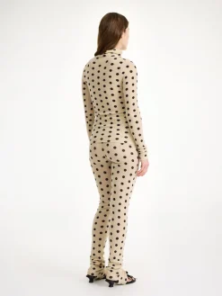 Online By Malene Birger Fioria uldsweater med rullekrave Graphicflower