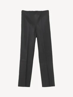 Fashion By Malene Birger Florentina l&aelig;derbukser Black