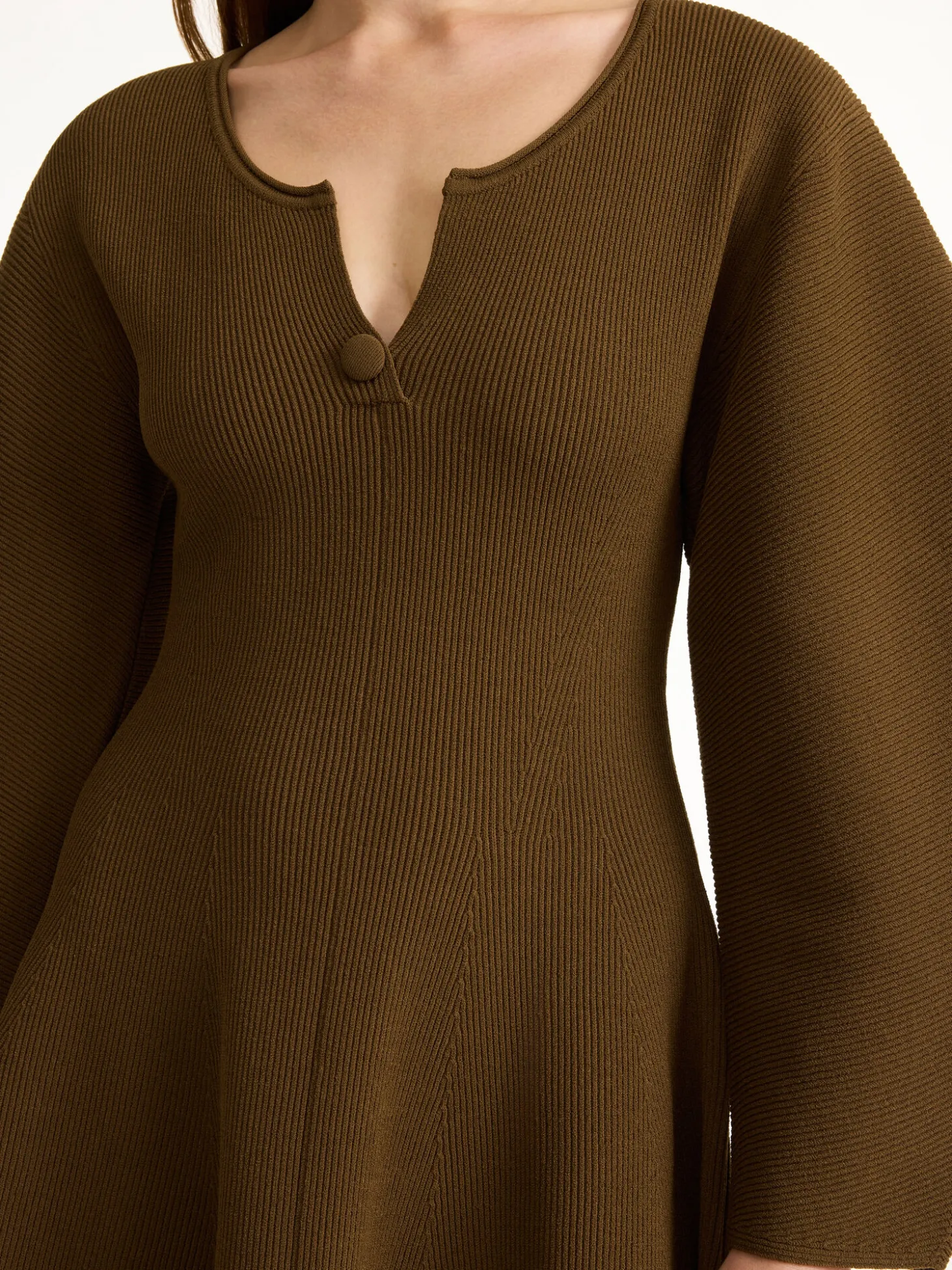 Hot By Malene Birger Francesa minikjole Shitake