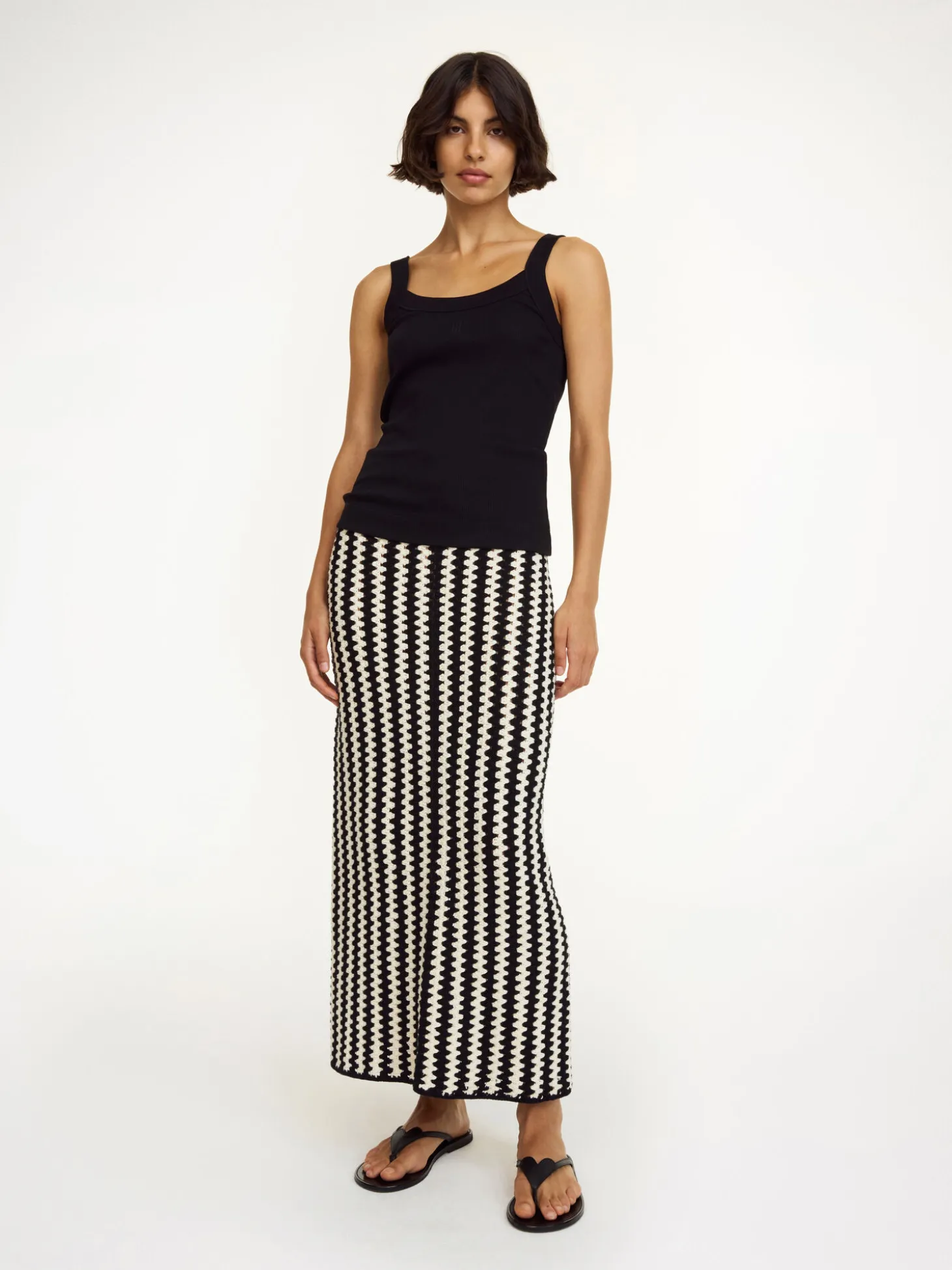 Fashion By Malene Birger Frillio top Black
