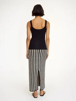 Fashion By Malene Birger Frillio top Black