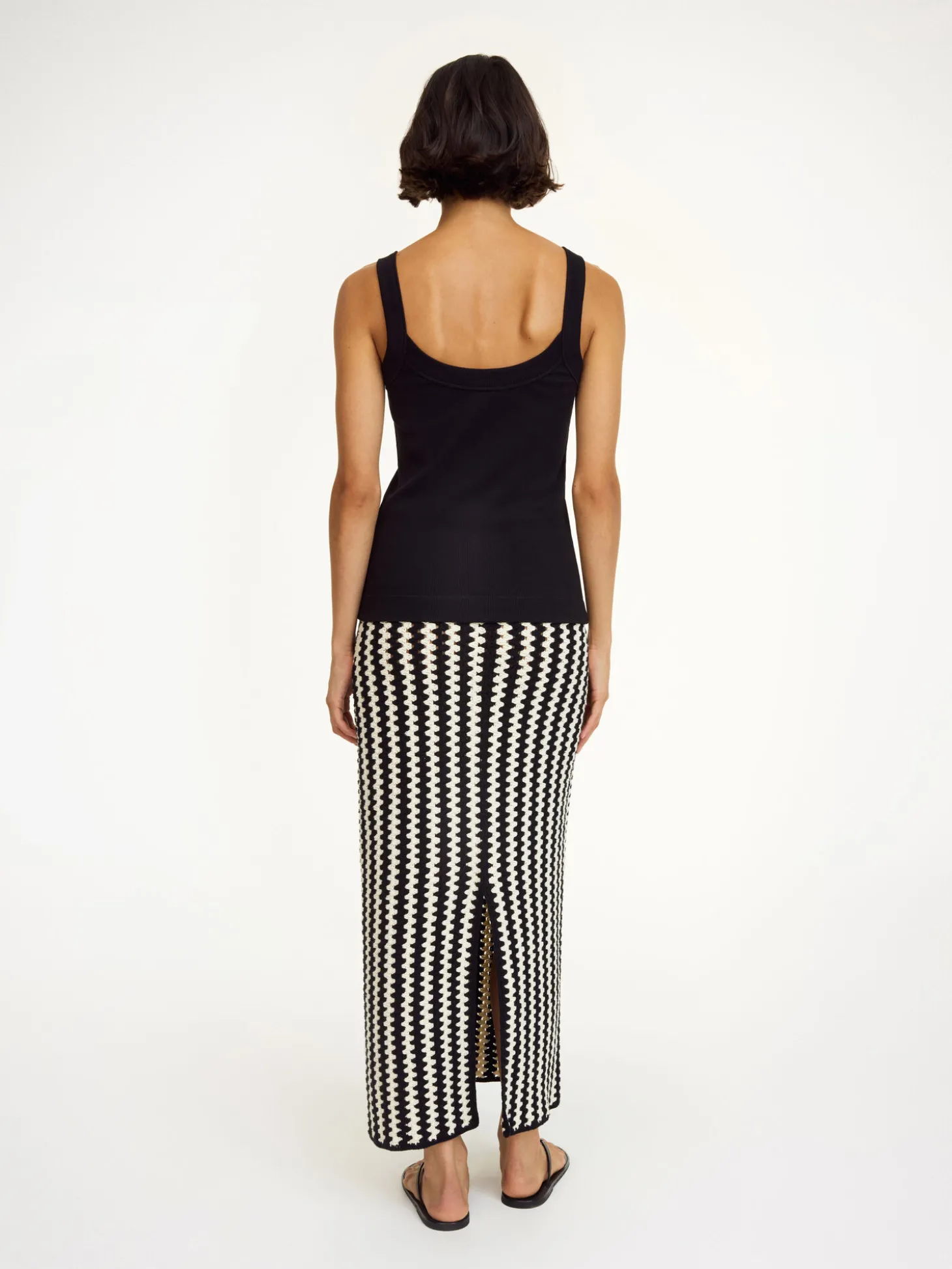 Fashion By Malene Birger Frillio top Black