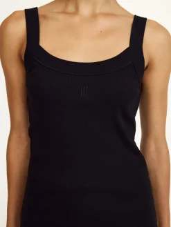 Fashion By Malene Birger Frillio top Black
