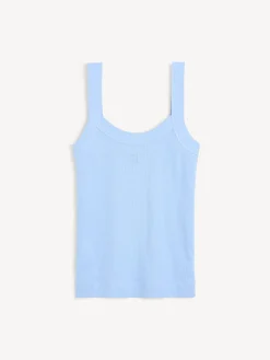 Fashion By Malene Birger Frillio top BlueIris