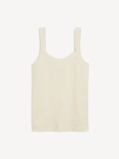 Fashion By Malene Birger Frillio top OysterGray