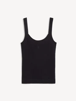 Fashion By Malene Birger Frillio top Black