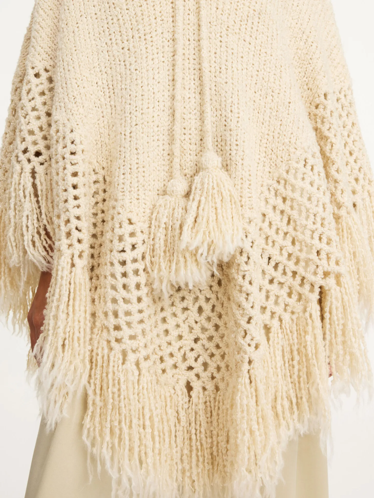 Outlet By Malene Birger Gintana poncho OysterGray