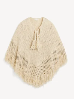 Outlet By Malene Birger Gintana poncho OysterGray