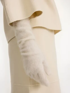 Clearance By Malene Birger Guanta handsker i kashmir OysterGray