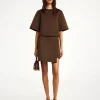 Fashion By Malene Birger Hania top DarkMahogany
