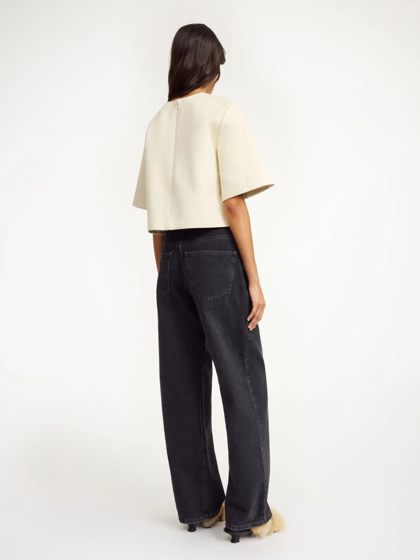 Outlet By Malene Birger Hania top OysterGray