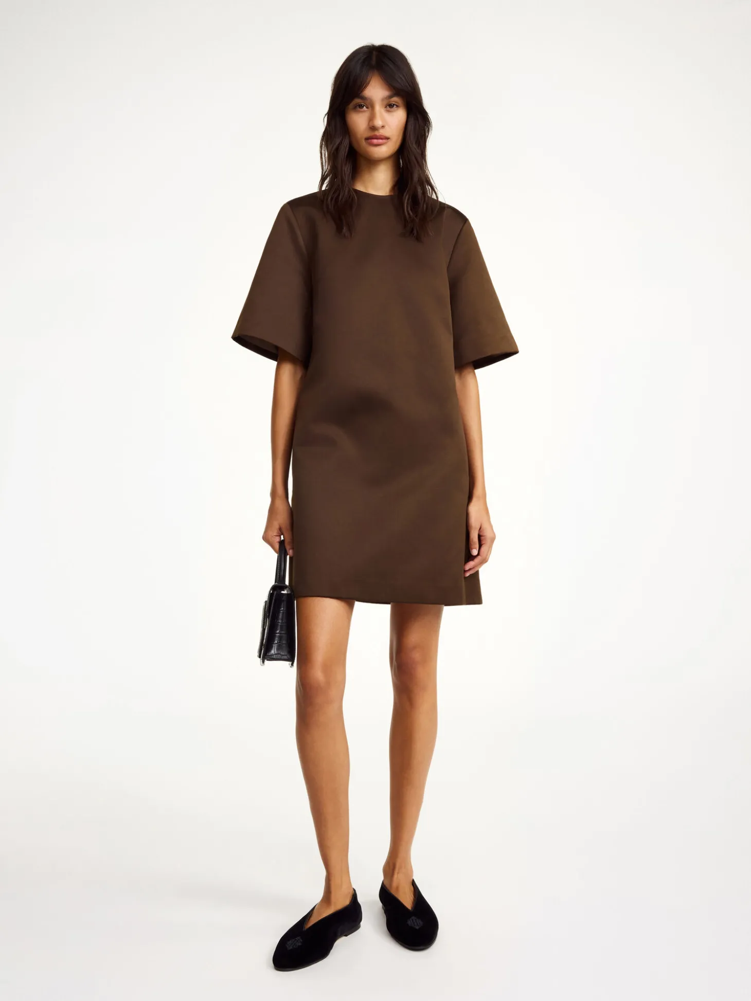 Outlet By Malene Birger Harperz minikjole DarkMahogany