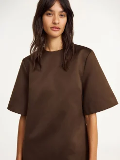 Outlet By Malene Birger Harperz minikjole DarkMahogany