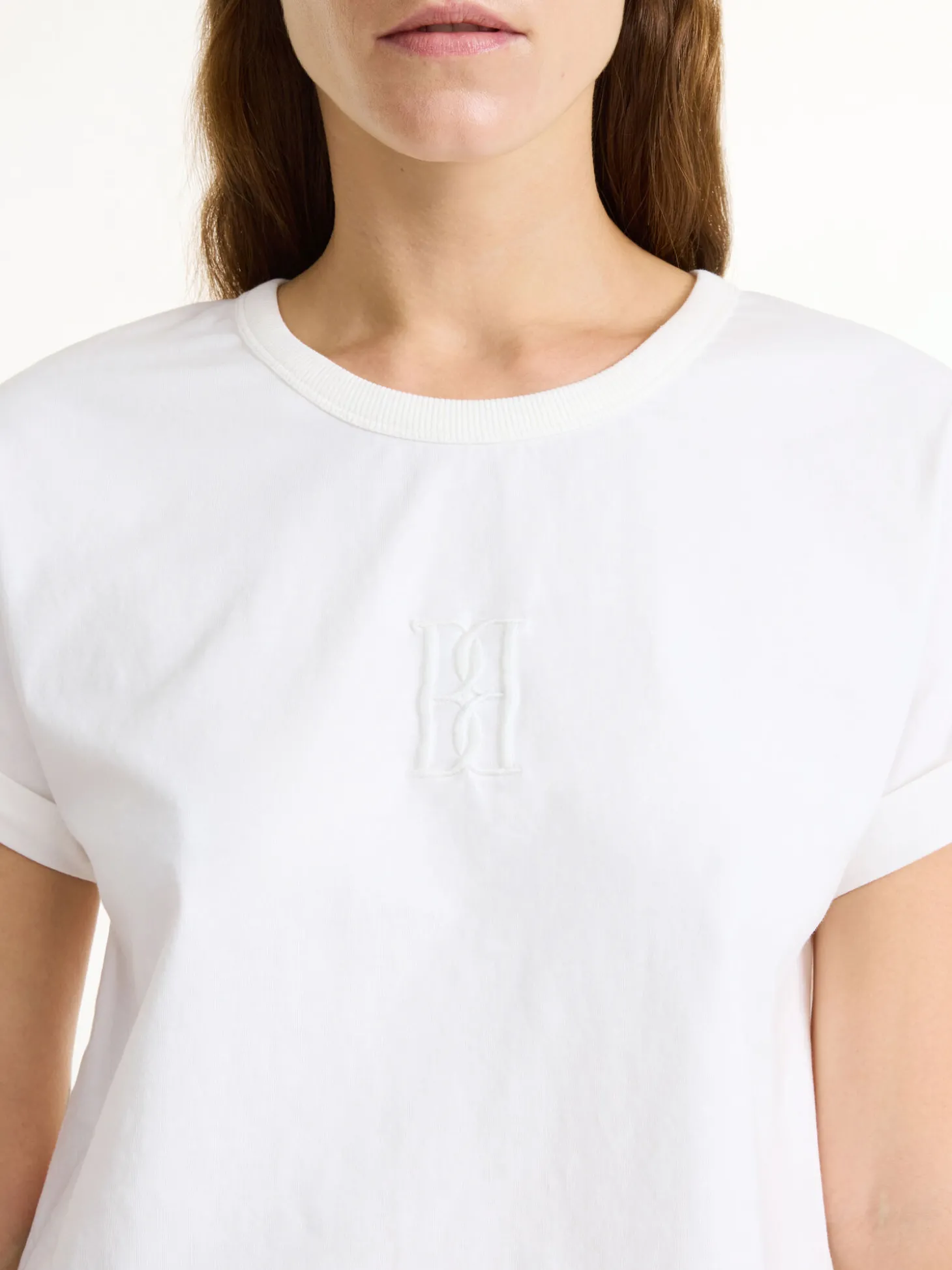 Discount By Malene Birger Hedalia T-shirt SoftWhite