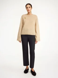 Hot By Malene Birger Igda bukser med lige ben Black