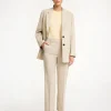 Sale By Malene Birger Igda bukser med lige ben BeigeMelange