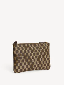 New By Malene Birger Ivy monogram taske Shale