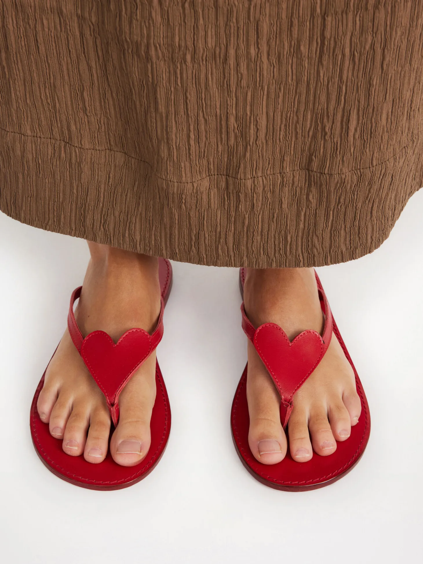 Clearance By Malene Birger Ladina lædersandaler JesterRed